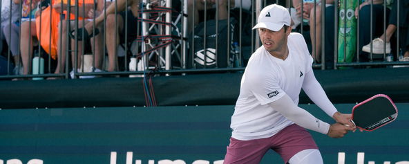 Ben Johns competing on the PPA Tour earlier this season.