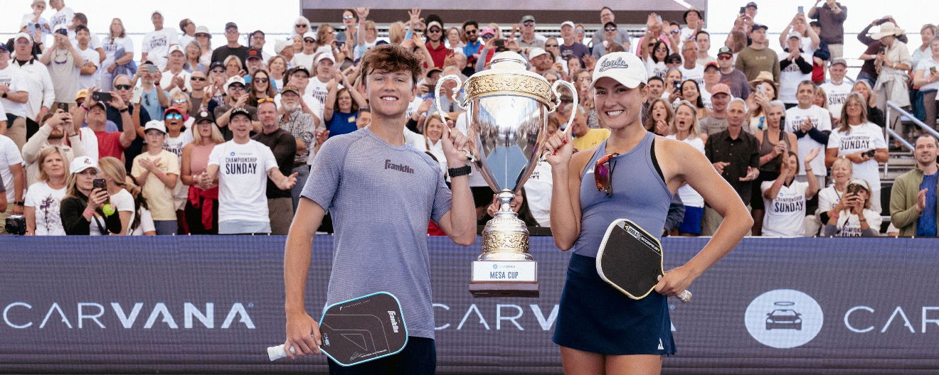 Hayden Patriquin and Anna Bright claimed gold at the Carvana Mesa Cup.