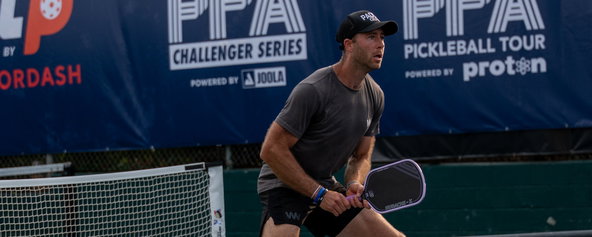 Matthew Barlow competing in the Newport Beach PPA Challenger.