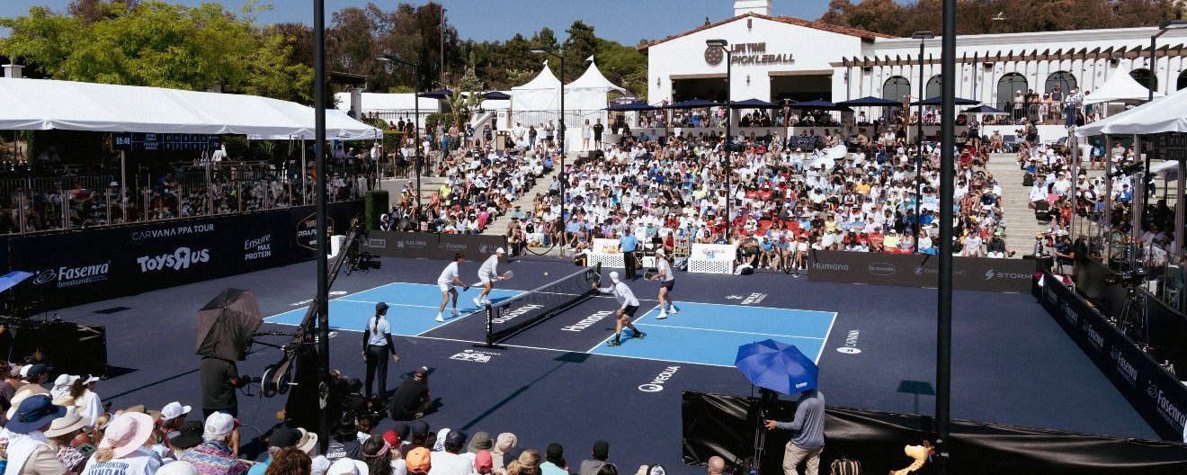 Championship Court at Life Time Rancho San Clemente during the PPA Finals.