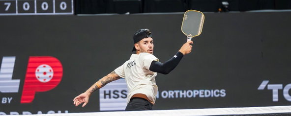 Jaume Martinez Vich playing pro pickleball.