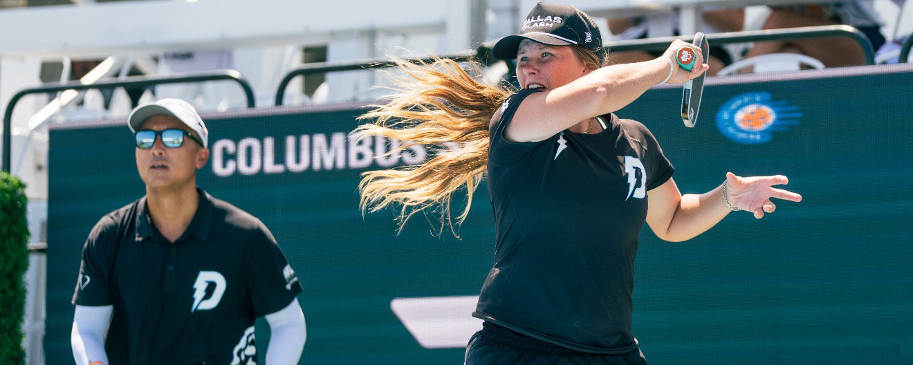 Augie Ge and Danni-Elle Townsend competing for MLP's Dallas Flash.