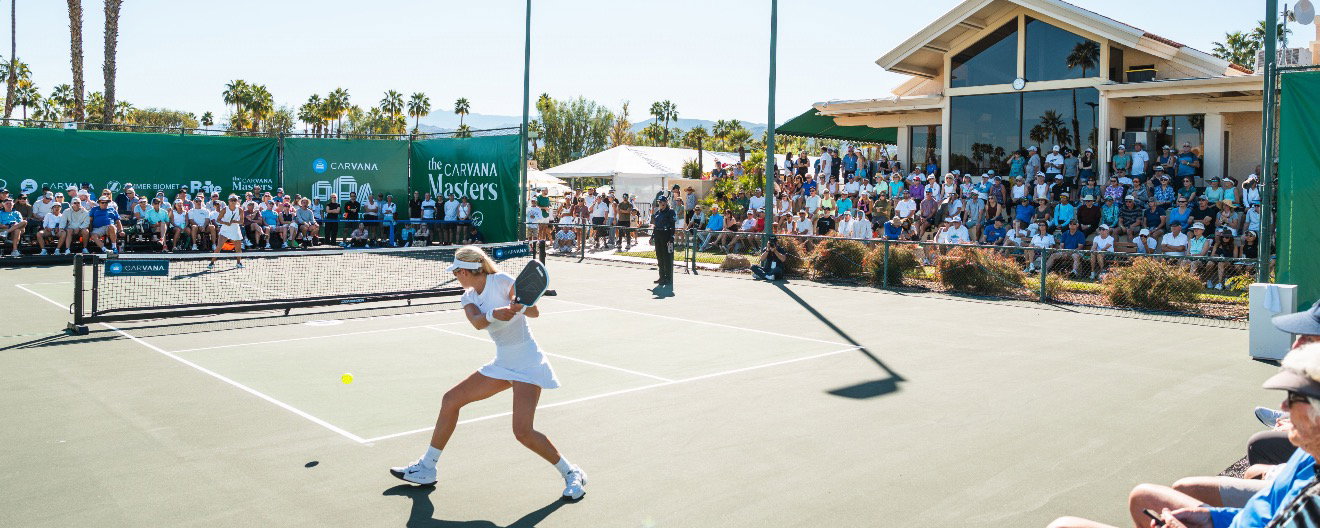 Anna Leigh Waters playing pro pickleball.