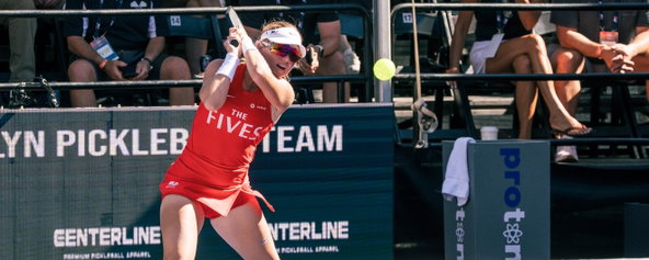 New Jersey 5s star Anna Leigh Waters competing at the MLP Finals in New York City.