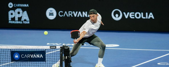 Ben Johns competing at the Veolia Pickleball National Championships.