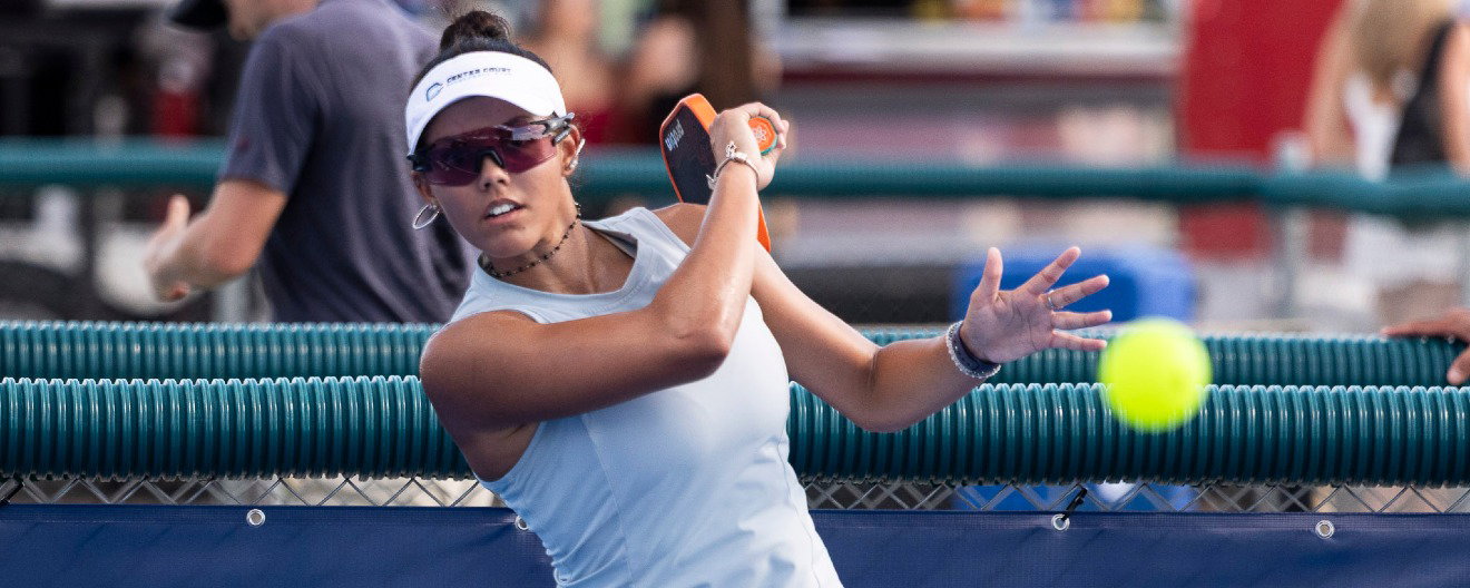 Jalina Ingram competing at the Veolia Arizona Open.