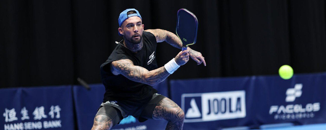 Tyson McGuffin competing at the Hang Seng Bank Hong Kong Slam.